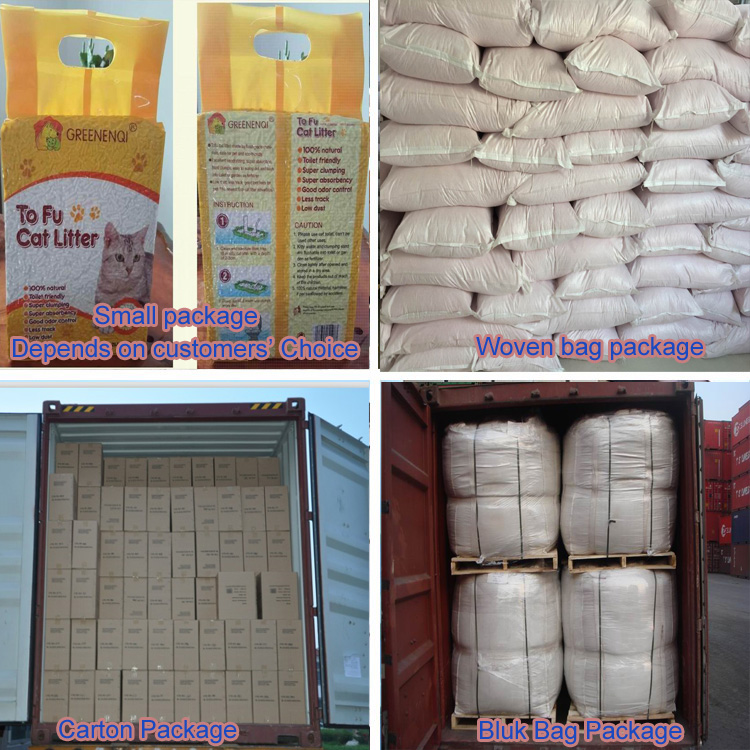 Tofu Cat Litter Manufacturers Irregular Soybean Litter